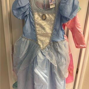 Blue Cinderella Princess Kids Costume